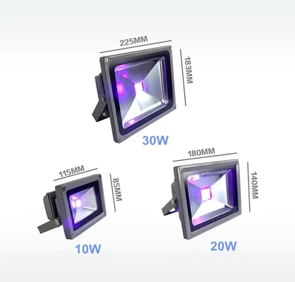 свет 365nm 20W 30W ультрафиолетов черный для украшения хеллоуина отсутствие озона