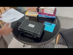 Миниатюрный водонепроницаемый светодиодный УФ-фонарик, ручной, размер 42 мм × 42 мм × 113 мм